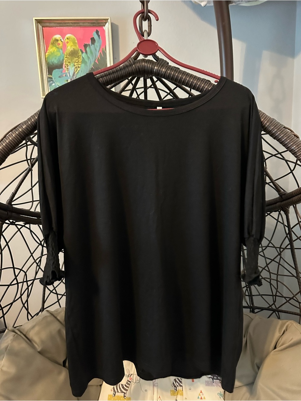 Amazon Women's Black Tunic Top